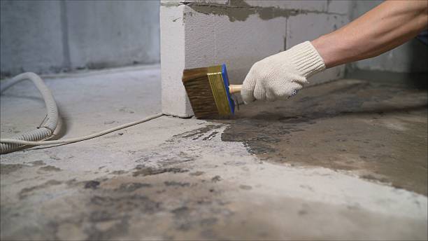 Crawl space vapor barrier installation in Darlington, IN